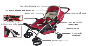 Các tiêu chuẩn an toàn khi chọn xe đẩy trẻ em