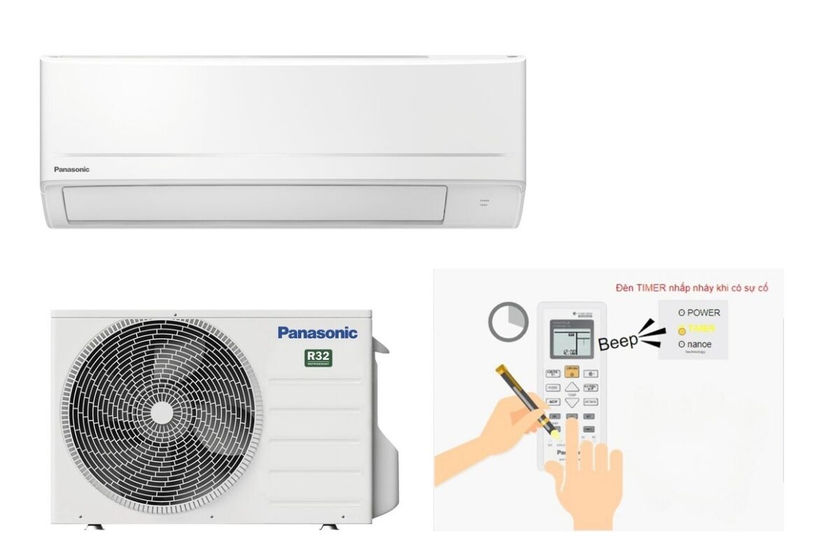 Cách check mã lỗi điều hòa Panasonic đời mới bằng Comfort Coud và remote điều khiển từ xa
