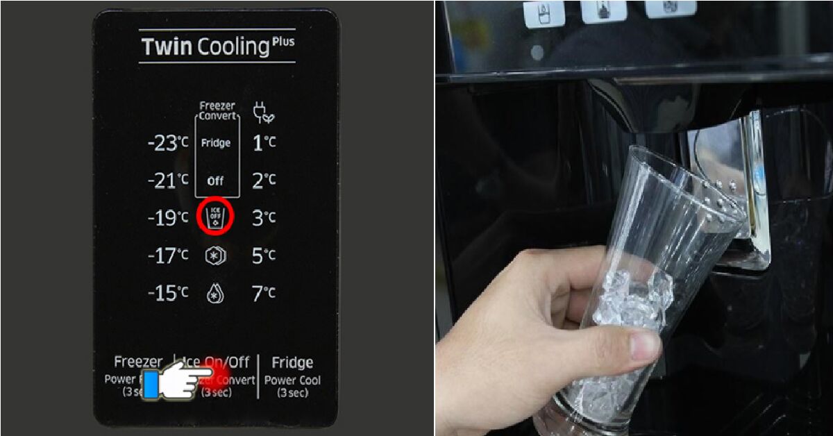 Cách làm đá rơi tủ lạnh Samsung với 3 bước NHANH - GỌN - NHẸ