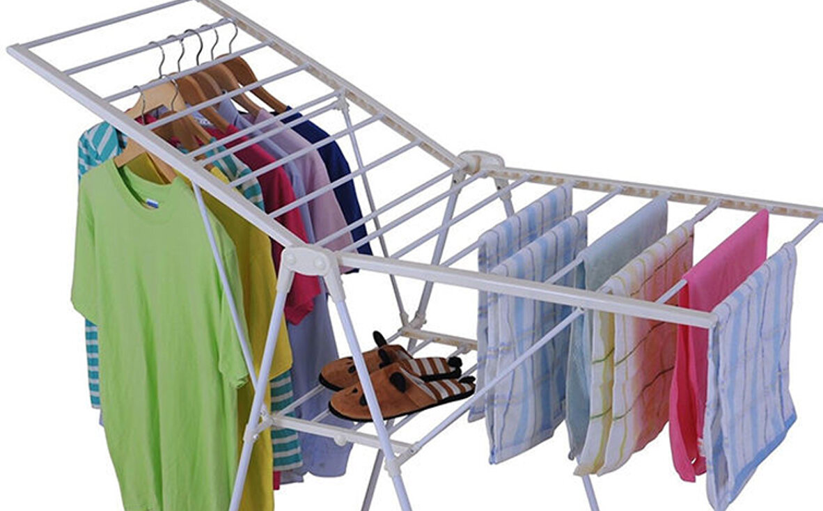 Cách làm khô quần áo CẤP TỐC trong mùa mưa ẩm ướt (bằng điều hòa, máy sấy tóc)