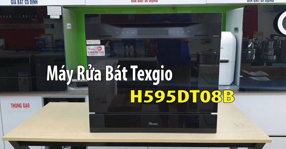 Cách lựa chọn chương trình rửa trên máy rửa bát Texgio H595DT08B phù hợp