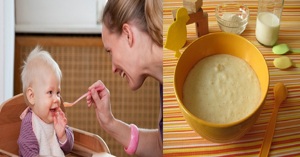 Cách pha sữa công thức vào bột ăn dặm và những lưu ý cần biết