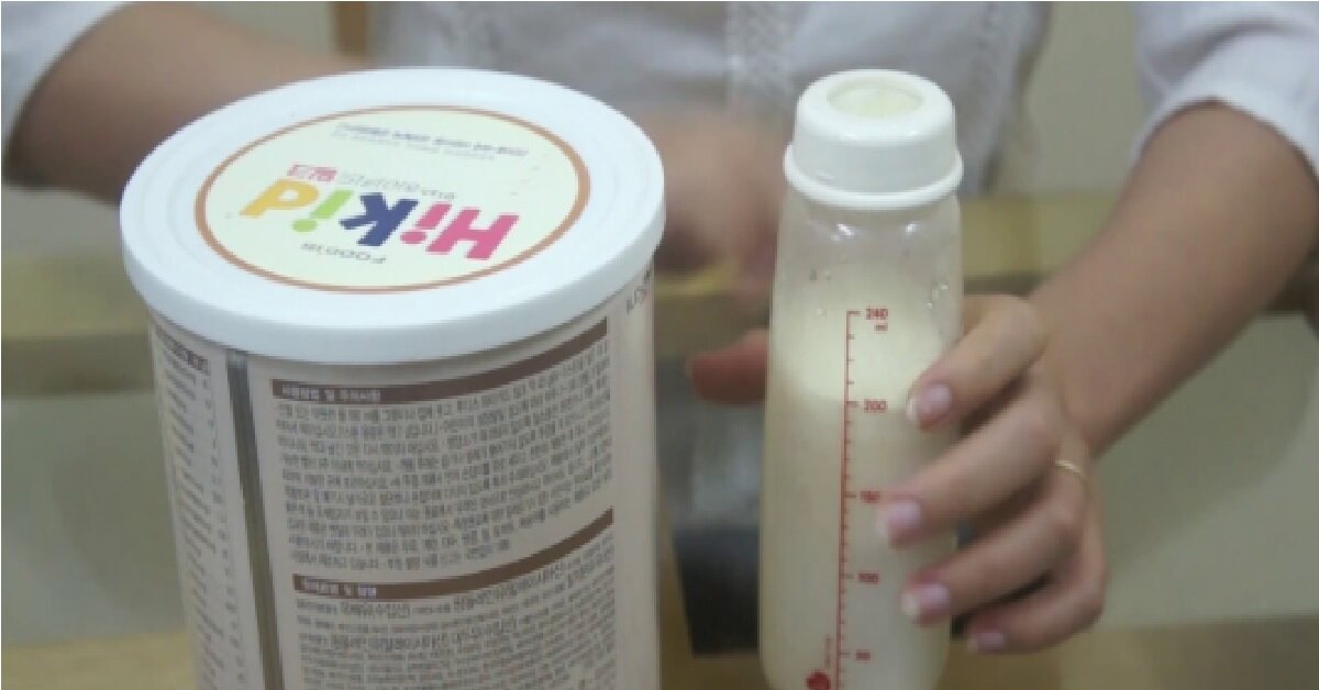 Cách pha sữa Hikid Hàn Quốc cho bé chuẩn không bị vón cục