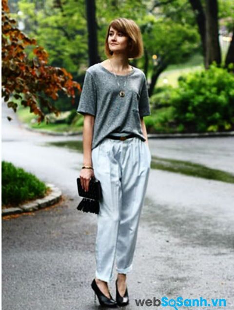 Cách phối đồ với quần Baggy để bạn trở nên xinh đẹp hơn
