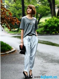 Cách phối đồ với quần Baggy để bạn trở nên xinh đẹp hơn