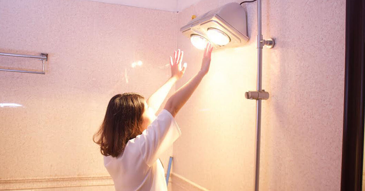 Cách sử dụng đèn sưởi nhà tắm an toàn và tiết kiệm