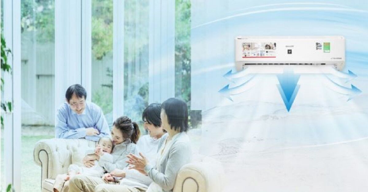 Cách sử dụng máy lạnh Sharp AH-XP13YMW an toàn cho gia đình có người già và trẻ nhỏ