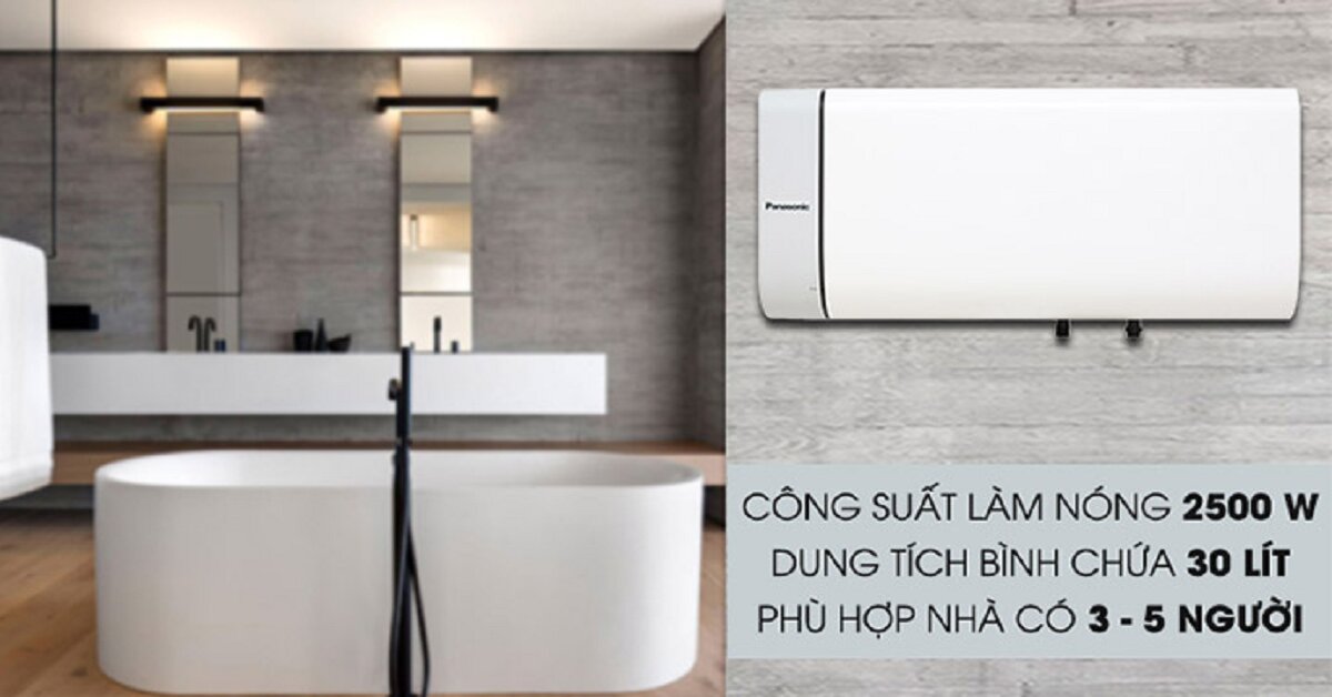 Cách sử dụng máy nóng lạnh Panasonic DH-30HBM 30 lít hiệu quả, an toàn