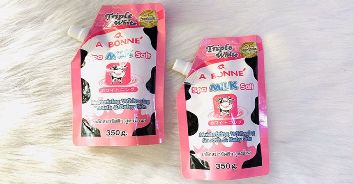 Cách sử dụng muối tắm sữa bò Thái Lan Abonne