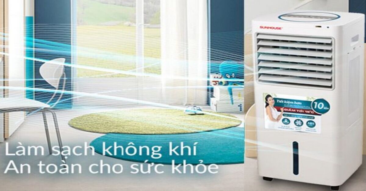 Cách sử dụng quạt điều hòa Sunhouse siêu dễ chỉ với 7 bước