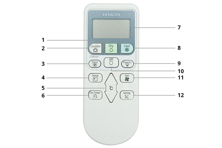 Cách sử dụng Remote điều khiển máy lạnh Hitachi nội địa Nhật