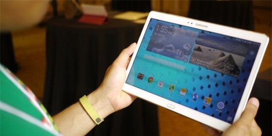 Cận cảnh Samsung Galaxy Tab S 10.5 màn hình siêu nét