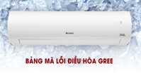 Cập nhật 12 mã lỗi thường gặp trên điều hòa Gree Inverter dòng Cozy