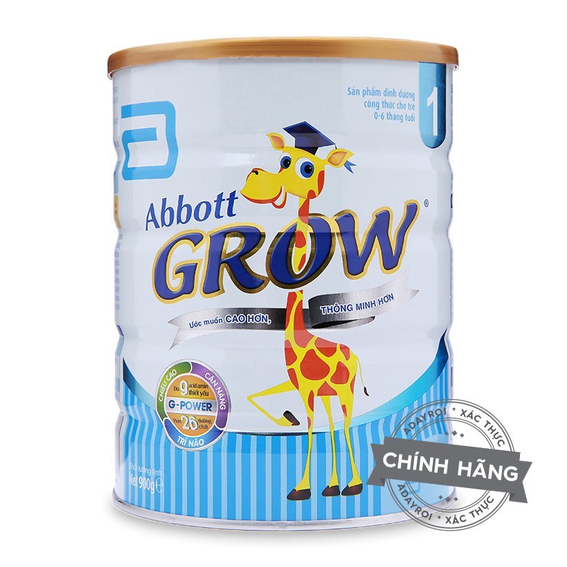 Cập nhật giá sữa bột Abbott Grow cho bé trong tháng 1/2018