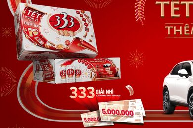 Cập nhật giá thùng bia 333 Tết 2026 kèm chương trình khuyến mãi trúng thưởng ô tô mới nhất