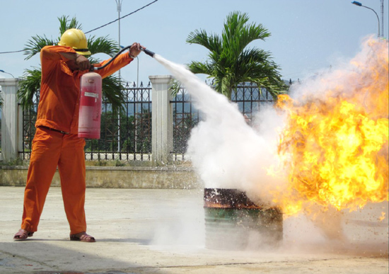Cấu tạo bình chữa cháy CO2