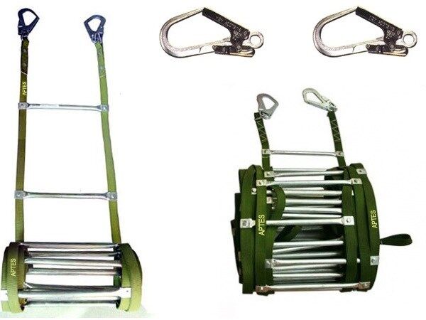 Cấu tạo của thang dây thoát hiểm