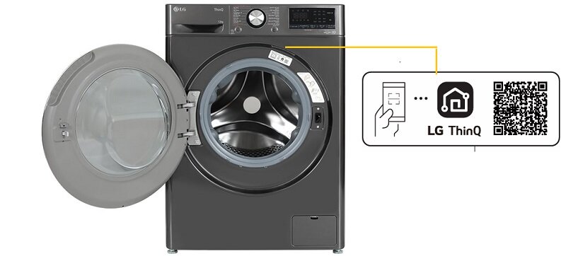 Hướng dẫn sử dụng máy giặt lồng ngang LG Inverter 12Kg FV1412S3B chi tiết từ A–Z