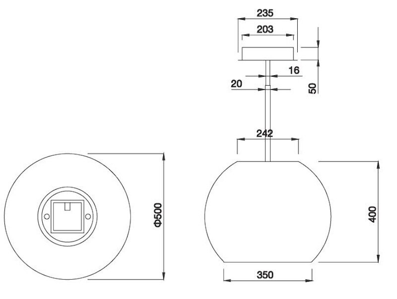 Máy hút mùi Malloca Sphera chrome I001C thiết kế phá cách cùng nhiều tiện ích