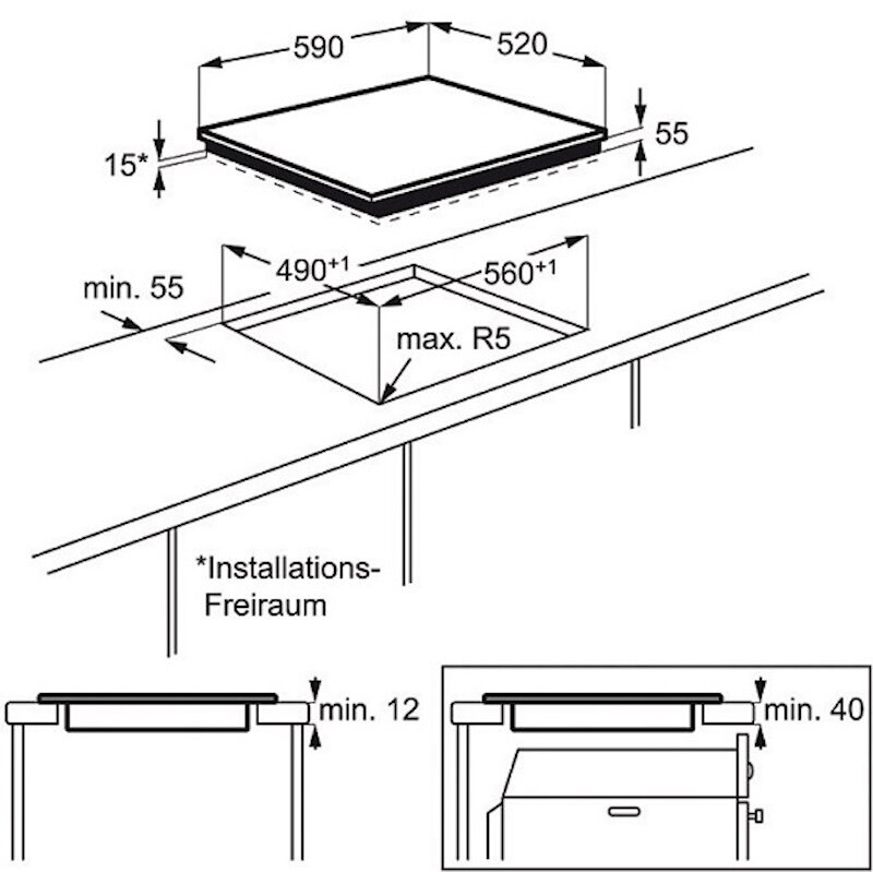 Bếp từ bốn AEG IKS6431AXB trải nghiệm công nghệ tiên tiến và tính năng thông minh