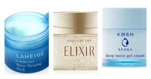 Chăm sóc da mướt mườn mượt với 3 lọ gel mặt nạ ngủ hiệu quả