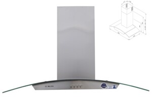 Chạm vào đẳng cấp hiện đại cùng máy hút mùi Malloca Delta-K890V