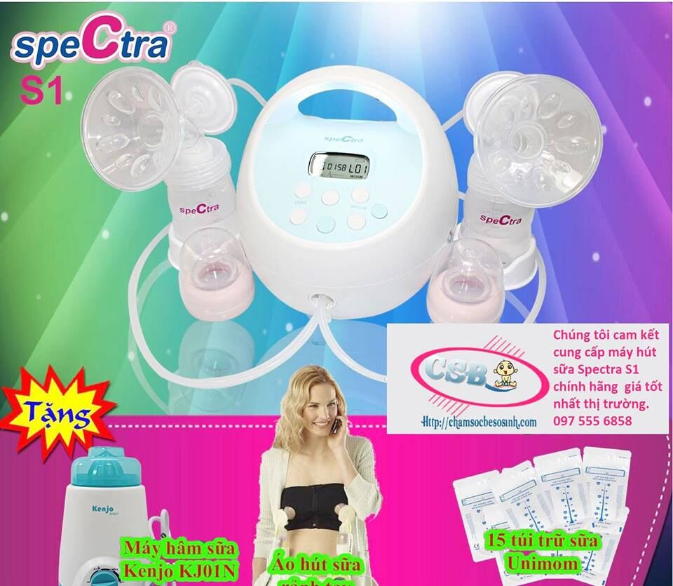 Chamsocbesosinh.com phân phối và tư vấn máy hút sữa Spectra