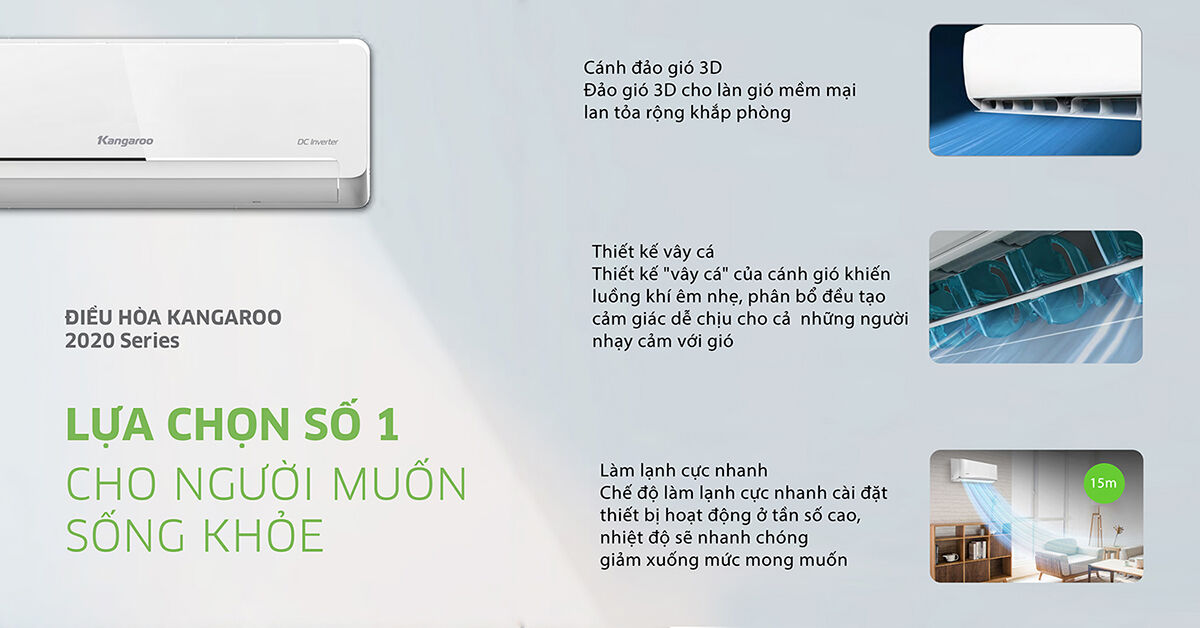Chất lượng điều hòa Kangaroo KGAC12CI có tốt không?