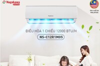 Chỉ 3 triệu sở hữu ngay điều hòa Nagakawa NS-C12R1M05 làm mát tốt cho phòng 20m2