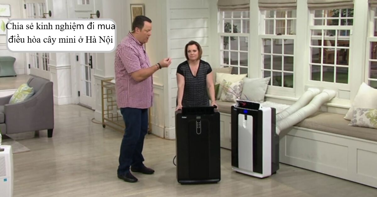 Chia sẻ kinh nghiệm đi mua điều hòa cây mini ở Hà Nội