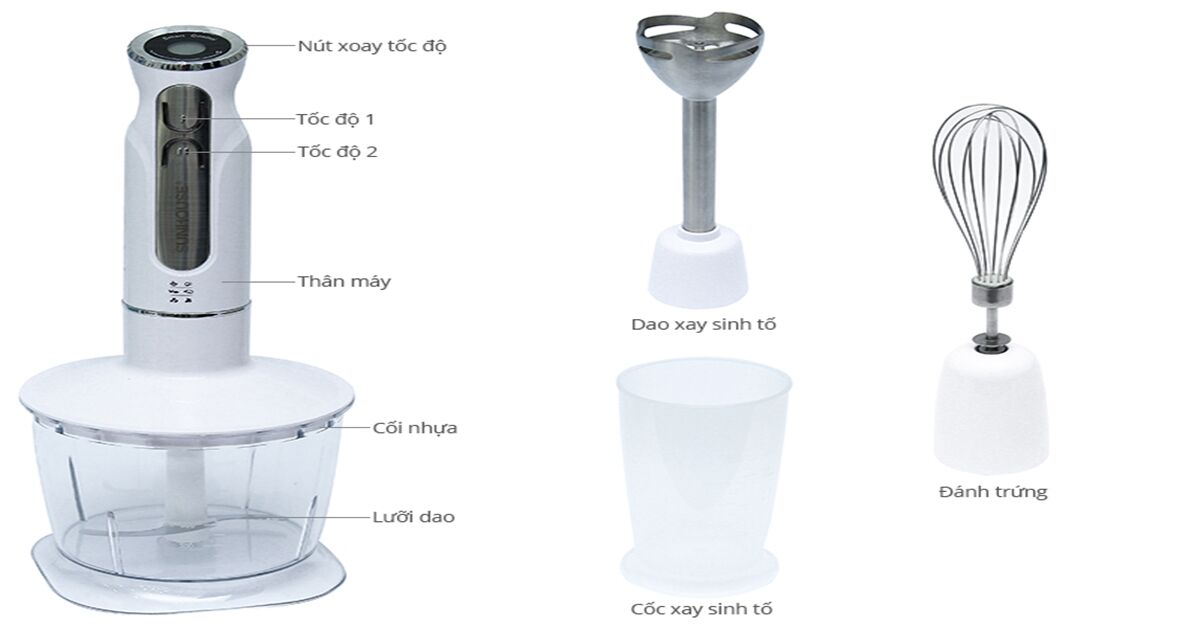 Chọn máy xay giá rẻ chỉ từ 300.000 đồng với máy xay sinh tố Sunhouse