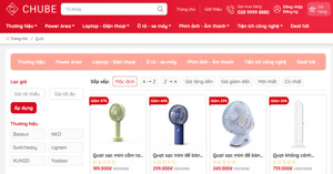 Chube địa chỉ cung cấp quạt tích điện uy tín và chất lượng