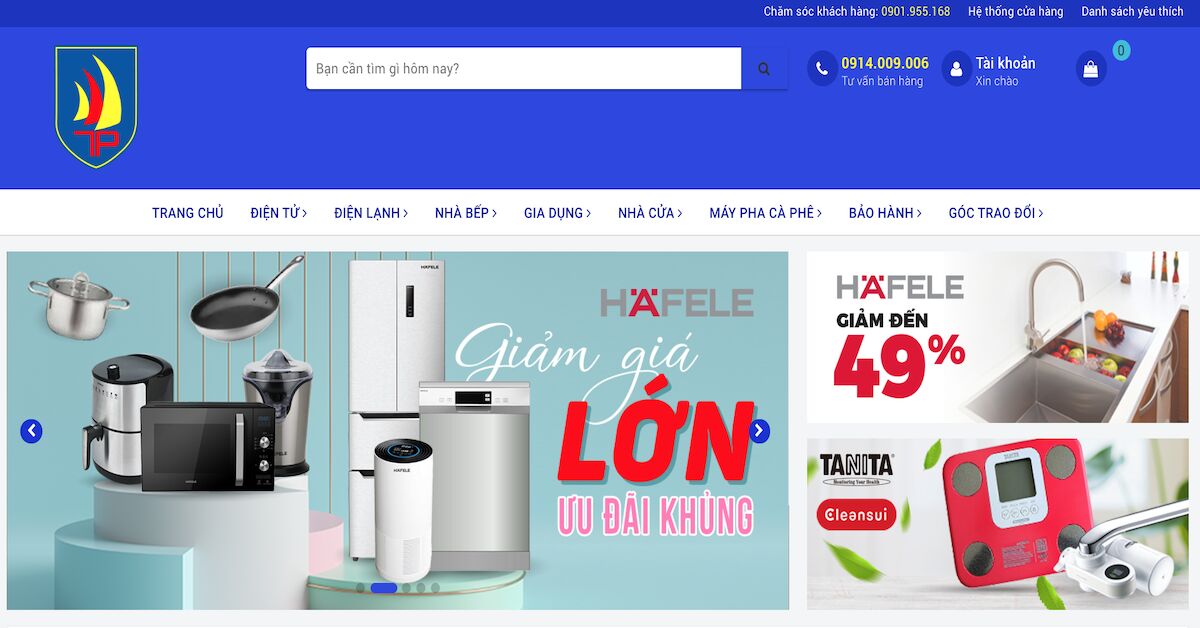 CHƯƠNG TRÌNH GIẢM GIÁ LỚN TẠI ĐIỆN MÁY TÍN PHONG