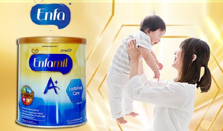 Sữa Enfamil A+ Lactofree Care cho bé lớn khôn