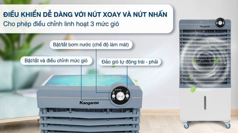 Đánh giá quạt điều hòa Kangaroo KG50F103 liệu có đáng 'đồng tiền bát gạo'?
