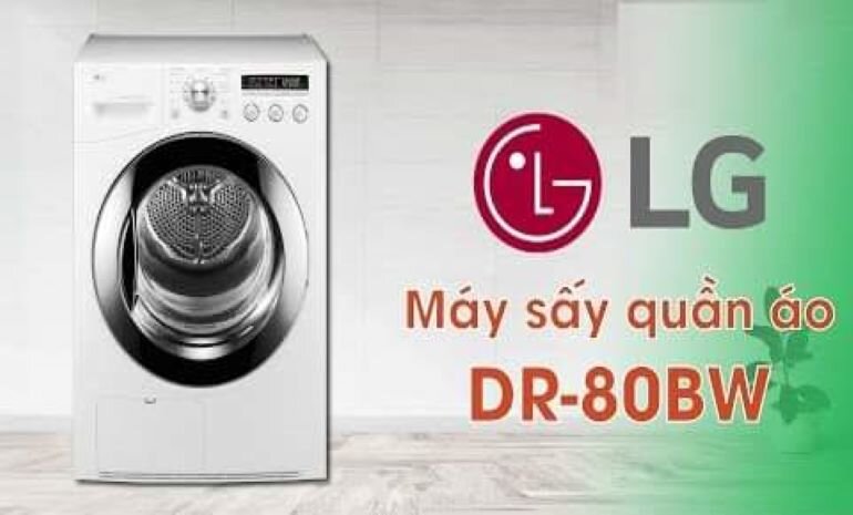 Máy sấy quần áo LG DR-80BW