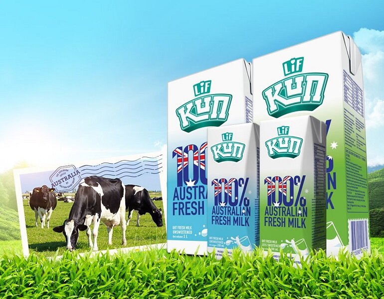 Sữa Kun có nguồn gốc từ nông trại Love'in Farm