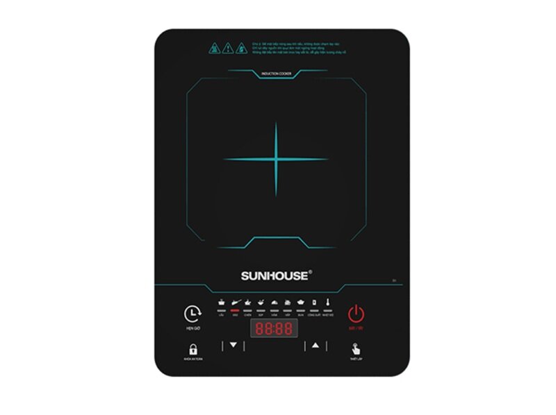 Top 5 bếp từ đơn Sunhouse chính hãng, an toàn, giá dưới 1 triệu đồng