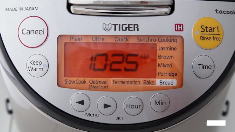 Hướng dẫn sử dụng nồi cơm điện Tiger JKT-S18W với những chức năng nấu khác nhau