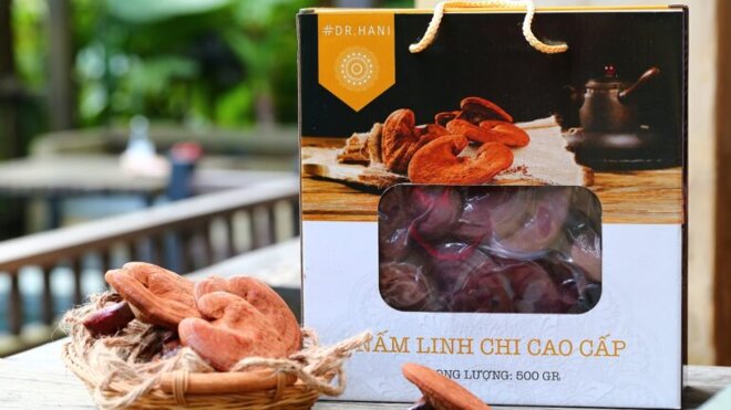 Nấm Linh chi đỏ thượng hạng Dr Hani 500g - Giá tham khảo: 800.000 vnđ