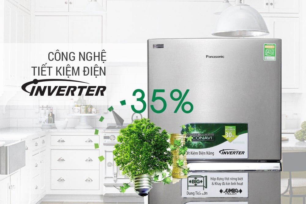 Công nghệ Inverter giúp các sản phẩm tủ lạnh tiết kiệm được điện năng khi sử dụng