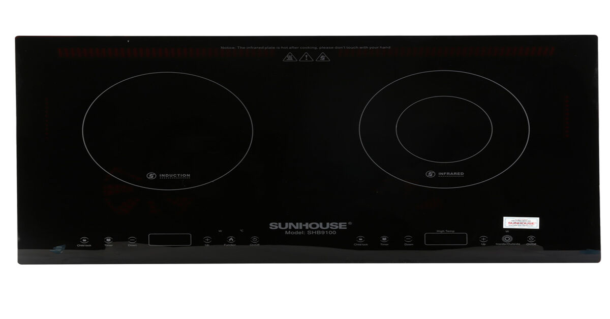 Có nên mua bếp đôi điện từ hồng ngoại Sunhouse SHB9100?