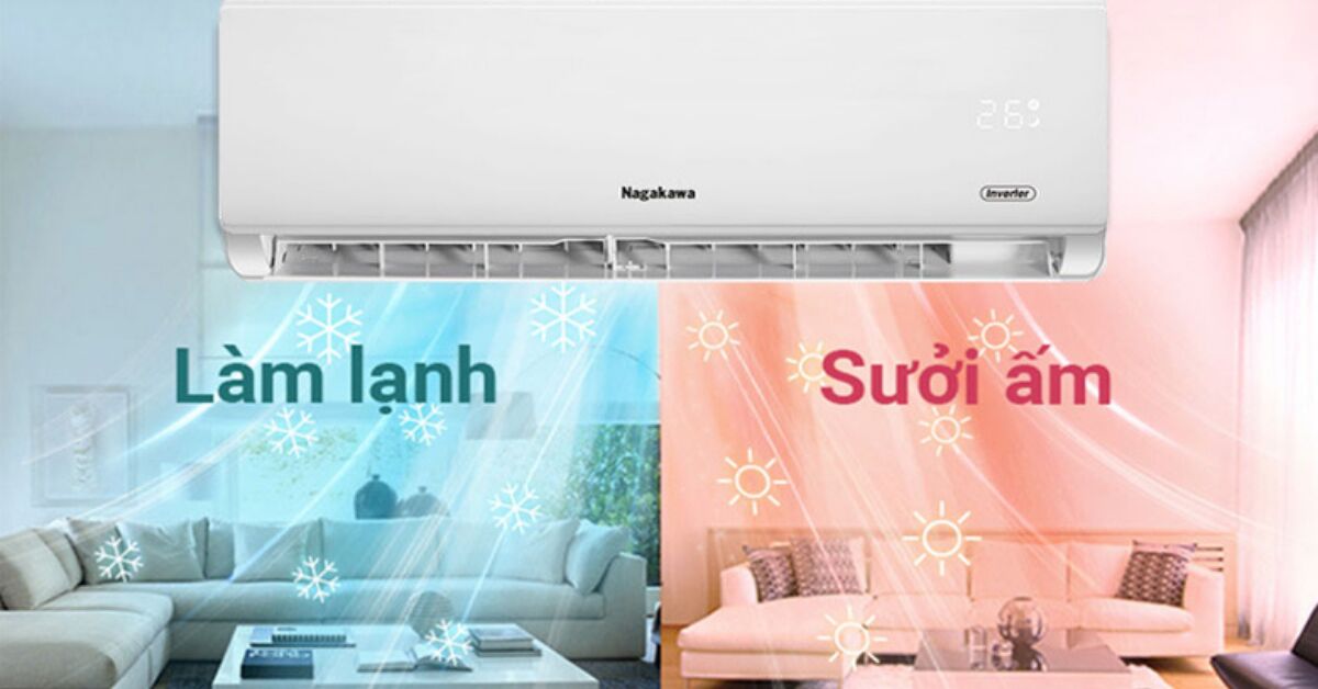 Có nên mua điều hòa Nagakawa 9000btu 2 chiều NS-A09R1M05 năm 2021 không?