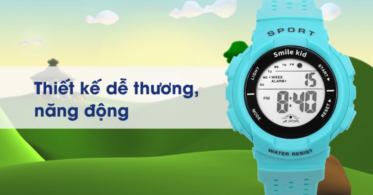 Có nên mua đồng hồ trẻ em giá rẻ Smile Kid không?