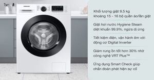 Có nên mua máy giặt Samsung 9.5 kg WW95T4040CE/SV không?