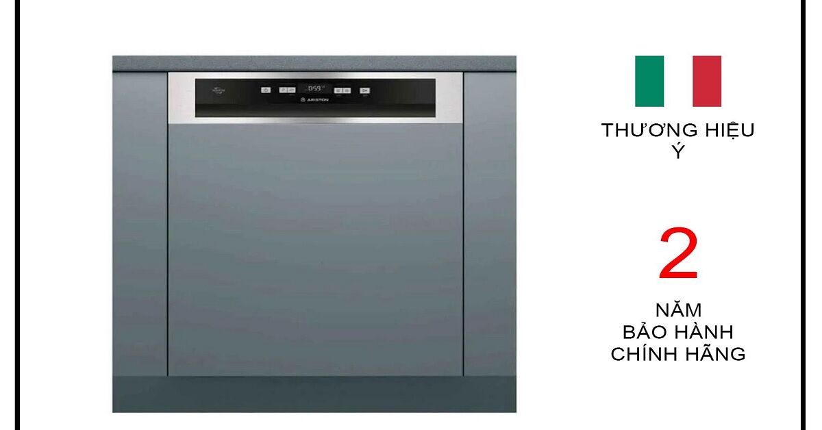 Có nên mua máy rửa bát Ariston 14 bộ LBC3C26FX không? Giá bao nhiêu?