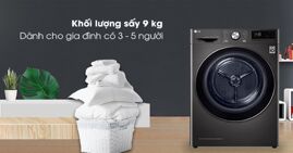 Có nên mua máy sấy LG 9 Kg DVHP09B không?