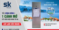 Có nên mua tủ đông Sumikura Skfu-218hsn không?