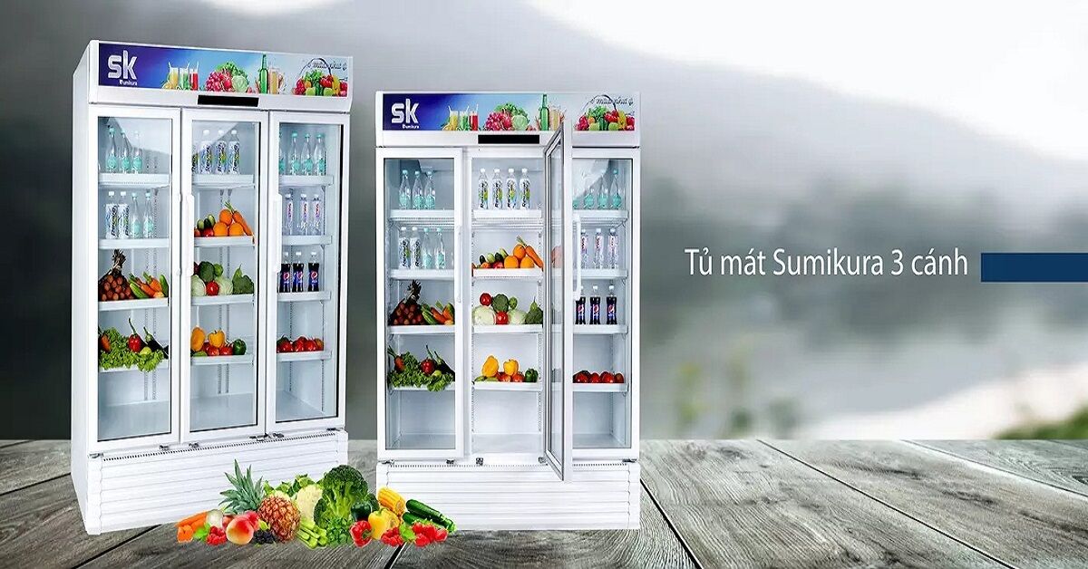 Có nên mua tủ mát Sumikura 3 cánh 1200 lít SKSC-1403WG3/HW không?