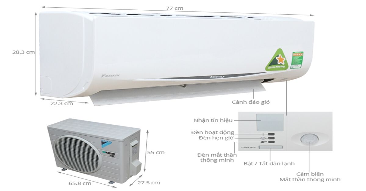 Có nên mua điều hòa Daikin FTKC25QVMV ?
